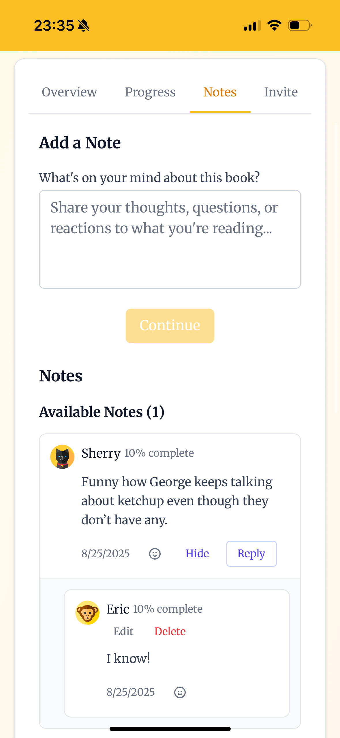 3. Share Comments with Friends